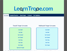 Tablet Screenshot of learntrope.com